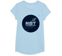 RBT Rend Possible Le progrès, Innovation technologique et motivante T-Shirt, Fille, Bleu Céleste, L