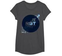 RBT Rend Possible Le progrès, Innovation technologique et motivante T-Shirt, Fille, Chiné Foncé, L