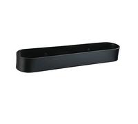 RBUDSPOLF Étagère de Salle Den Multifonctionnelle Panier de Douche Noir Espace Étagères Flottantes En Alumiétagère de Rangement de Cuisine Holde Avec Étagère À Serviettes Organisateur de Cosmétiques d