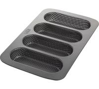 RBV Birkmann, 210219, Laib und Seele, Mini plaque à baguettes pour 4 petites baguettes, avec revêtement anti-adhésif