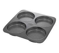 RBV Birkmann, 210387 Laib & Seel, Plaque pour Pains Burger, 4 Compartiments - Dimensions: 28 cm x 28 cm x 3 cm, Ø 12 cm