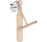 RBV Birkmann 330603 Set composé d'un Rouleau à crêpes et d'une spatule en Bois de hêtre