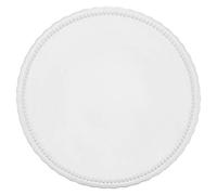 RBV Birkmann 443648 Assiette à gâteau, style vintage, en céramique, blanc, diamètre : 25 cm