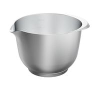 Birkmann, Premium Baking 708587 Bol mélangeur et de service en acier inoxydable mat avec graduation et anneau antidérapant 2 l 13,1 x 22 cm