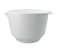RBV Birkmann, Colour Bowls 710177 Bol mélangeur et de service, blanc laiteux, 17,5 × 22 × 13 cm, 2 l, en PET recyclable, résistant aux rayures, passe au lave-vaisselle et au micro-ondes