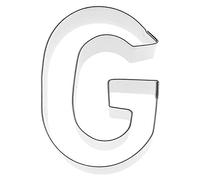 Birkmann Ausstechform Buchstabe G, Ausstecher, Plätzchenform, Keks, Plätzchen, Edelstahl, 6 cm, 196353
