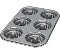 RBV Birkmann, Mini kouglof Spring 212039, en acier au carbone, 18,5 × 26,7 × 3 cm, argenté