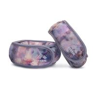 RBX Ensemble de poids pour poignet et cheville (paire de 0,9 kg / 0,5 kg chacun), ajustement confortable réglable pour l'entraînement et la tonification (violet foncé)