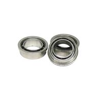 RBYRLDSTY Lot de 10 roulements à Billes à Bride Ouverts en Acier Inoxydable 440C, Dimensions 6,35 x 9,525 x 3,175 mm, SFR168, 6,35 x 9,525 x 3,175 mm, FR168, 1/4 x 3/8 x 1/8 po