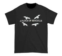 RBYSV A Flock of Seagulls - Logo - Men's Black T-Shirt Black Black XXL