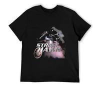 RBYSV Kabe Street Hawk Movie T-Shirt Noir pour Homme, Noir, S
