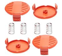 RC-100-P Bouchons de bobine et ressorts pour débroussailleuse Black + Decker LST120 LST136 LST140 LST201 LST220 LST300 LST400 LST420 LST522 LSTE522 LSTE523 LSTE525 LST10101 8 (LSC)
