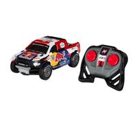 Nikko Voiture télécommandée Night Mode Toyota Gazoo Dakar - 25 cm, LED, 2,4 GHz, portée 40 m - Bleue