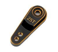 RC 25T Metal Servo Arm ARRM Morne Compatible avec 1 Sage de Robots à 10 échelles ajuste Divers Types de servo(Yellow)