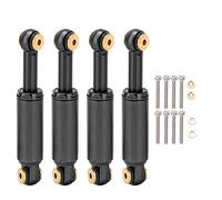 RC Absorbeur à amortisseur Full Metal Dogueur Pièces de mise à niveau pour axial SCX24 90081 1/24 RC Crawler Car Aluminium ALLIAG 37MM 4 PCS (Noir)