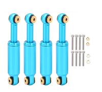 RC Absorbeur à amortisseur Full Metal Dogueur Pièces de mise à niveau pour axial SCX24 90081 1/24 RC Crawler Car Aluminium ALLIAG 37MM 4 PCS (Bleu)