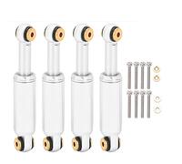 RC Absorbeur à amortisseur Full Metal Dogueur Pièces de mise à niveau pour axial SCX24 90081 1/24 RC Crawler Car Aluminium ALLIAG 37MM 4 PCS (Couleur argentée)