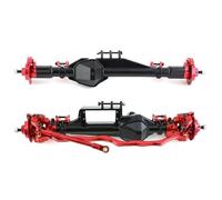 RC Accessoire De Pièce Compatible avec Axial pour RBX10 pour Ryft 1/10 RC, Pièces De Mise À Niveau De Voiture sur Chenilles, Accessoires en Métal, Essieu Avant Et Arrière Complet