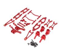 RC Accessoire De Pièce Compatible avec SCY 18101 18102 1/18 Pièces De Mise À Niveau en Métal pour Voiture Télécommandée Kit De Tour D'amortisseur Et De Coupelle De Direction pour Bras Oscillant