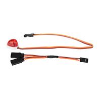 RC accessoire jouet télécommande lumières LED technologie supérieure pour une expérience de jeu réaliste bleu demi-rond rouge modèle de voiture en forme de cylindre véhicule (Rouge (demi-cercle))