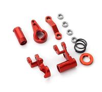 RC Accessoire Pièce Compatible avec Traxxas pour Slash pour Rustler pour Hoss pour VXL RC Car Upgrade Parts Manivelles De Direction en Métal Drag Link Servo Saver Set