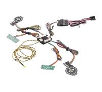 RC Accessoire Pièce Compatible avec Traxxas pour TRX-4 2021 pour Bronco 1/10 RC Crawler Car Upgrade Parts Système D'éclairage De Liaison Avant Arrière Groupe D'éclairage