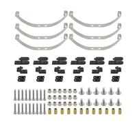 RC Accessoire Pièce Compatible avec WPL B1 B14 B16 B24 C14 C24 B16 1/16 Pièces De Camion Militaire Télécommandées 6x6 4x4 en Acier pour Kit De Suspension À Ressorts À Lames