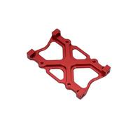 RC Accessoires Compatible avec Axial pour SCX10 1/10 Pièces De Mise À Niveau Voiture RC, Accessoires, 1 Pièce, Support De Montage De Carte De Batterie en Aluminium, Cadre(Red)