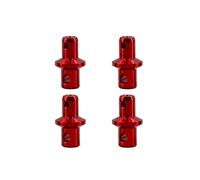 RC Accessoires Compatible avec Axial SCX10 Pro 1/10 RC Car Accessories Upgrade Parts Metal Magnetic Stealth Invisible Body Post Mount Contact(Red)