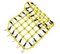 RC Accessoires Compatible avec Axial SCX6 AXI05000 1/6 Pièces De Voiture Radiocommandée À Chenilles, Toit en Caoutchouc, Rangement, Corde Élastique pour Porte-Bagages, Filet(Yellow)