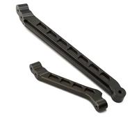 RC Accessoires Compatible avec Kyosho MP10 1/8 Pièces De Mise À Niveau Voiture Télécommandée Accessoires De Modification 2 Pièces Renforts Avant Et Arrière en Métal pour Châssis IF618