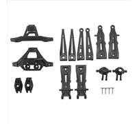 RC Accessoires Compatible avec LAEGENDARY pour Legend 1/10 Pièces Voiture Télécommandée 14 Pièces Avant Arrière Supérieur Inférieur Bras Oscillant Renfort Coupelle Pare-Chocs