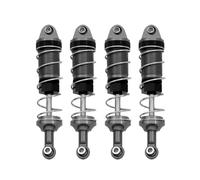 RC Accessoires Compatible avec MJX H16 16207 pour WLtoys 144001 pour MN128 MN86 MN86KS 1/16 1/12 Pièces De Mise À Niveau pour Voiture Télécommandée 4 Amortisseurs Métalliques