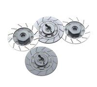 RC Accessoires Compatible avec Sakura D4 sur Route pour Course 1/10 RC, Pièces De Voiture, Disque De Frein en Métal, Boîte De Jante De Roue, Adaptateur Hexagonal en Métal 12Mm