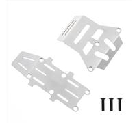RC Accessoires Compatible avec Tamiya pour Hornet Wasp pour Evo 58742 1/10 Kit De Plaques De Protection Avant Et Arrière en Acier Inoxydable pour Voiture Radiocommandée
