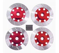 RC Accessoires Compatible avec Tamiya TT01 TT02 pour HPI pour HSP pour Sakura D4 1/10 RC Voiture sur Route pour Course Disque De Frein Jante De Roue Boîte Adaptateur Hexagonal 12 Mm