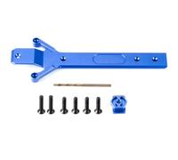 RC Accessoires Compatible avec Traxxas pour Mini pour Maxx 2S 1/16 RC Car Upgrade Parts Accessories Alliage D'aluminium pour Plaque De Protection du Châssis(Blue)