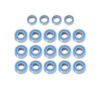 RC Accessoires Compatible avec Traxxas pour Slash 2WD pour Bandit pour Stampede pour Rustler 2WD 1/10 Pièces Mise À Niveau Voiture Télécommandée Kit De 19 Roulements Étanches