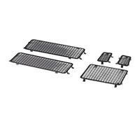 RC Accessoires Compatible avec Traxxas pour TRX4M pour Defender Filet De Protection en Maille pour Fenêtre Latérale Et Arrière Stéréoscopique en Métal pour Pièces De Voiture RC 1/18