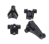 RC Accessoires Compatible avec Traxxas TRX4 Pièces De Mise À Niveau De Voiture sur Chenilles RC 1/10 Essieu Avant Et Arrière en Métal Support De Suspension Inférieur pour Amortisseur