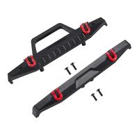 RC Accessoires Compatible avec TRX4M pour Defender K10 1/18 RC Chenille pour Modèle De Voiture, Pièces De Mise À Niveau, Pare-Chocs Avant Et Arrière en Alliage D'aluminium