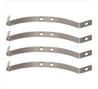 RC Accessoires Compatible avec WPL D12 B14 B24 B16 B36 Pièces Et Accessoires pour Camions Télécommandés, 4 Amortisseurs en Acier pour Suspensions À Ressorts À Lames