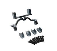 RC Accessoires Compatible Con WPL 1/10 C74 1/16 Piezas De Mejora Para Coche De Control Remoto De Metal Para Muelles De Sujeción, Mecanismo De Dirección, Base Fija(Gray)