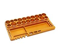 RC Accessoires Voitures 1/8 1/0 1/12 1/14 RC Voiture Bateau Drone Tournevis Outil De Réparation Étagère Tournevis Hexagonal Kit Support Outil Rack Stockage Vis Plateau(Yellow)