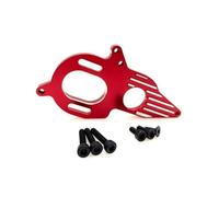 RC Accessoires Voitures Compatible avec Arrma pour Granite pour Mega pour Typhon pour Big pour Rock pour Senton 1/10 RC Pièces De Mise À Niveau De Voiture Support De Moteur Réglable en Métal(Red)