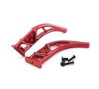 RC Accessoires Voitures Compatible avec Arrma pour Infraction pour Limitless pour Felony 6S pour BLX 1/7 Pièces Voiture Radiocommandée Support Diffuseur Métallique Cadre D'aile Arrière(Red)