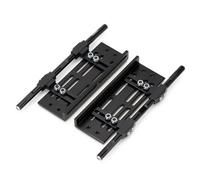 RC Accessoires Voitures Compatible avec Axial SCX10 Pièces De Mise À Niveau pour Chenilles RC 1/10 2 Pièces en Alliage D'aluminium pour Marchepieds Latéraux À Pédale Réglable