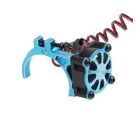 RC Accessoires Voitures Compatible avec Axial SCX10 pour Traxxas TRX4 pour Tamiya 1/8 1/10 RC Car 540 550 3650 3660 Moteur Dissipateur Thermique Ventilateur avec Capteur Thermique(Blue)