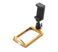 RC Accessoires Voitures Compatible avec Flysky pour Noble pour NB4 NB4 Pro NB4 + Cadre De Protection D'émetteur en Métal pour Télécommande Et Support De Téléphone YA-0711BK(Yellow)