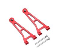 RC Accessoires Voitures Compatible avec MJX pour Hyper Go 14210 14209 1/14 Pièces De Voiture Télécommandée, Partie Supérieure Avant en Alliage D'aluminium pour Bras Oscillants 14210B(Red)